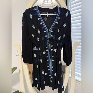 Free People embroidered dress